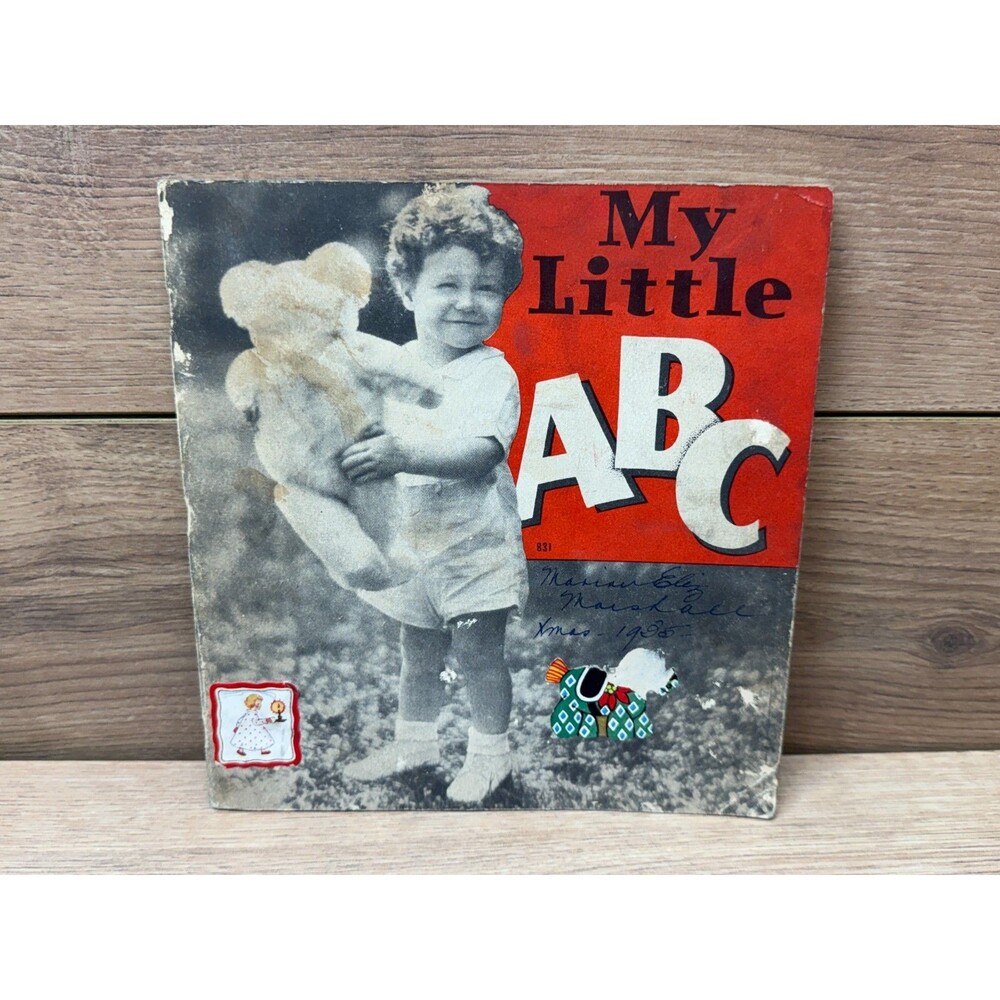 Vintage 1935 "My Little ABC" Whitman Publishing Art Deco Photo Alphabet Book